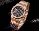 super clone Audemars Piguet Royal Oak rose gold blue face diamond watch 26715 (2)_th.jpg